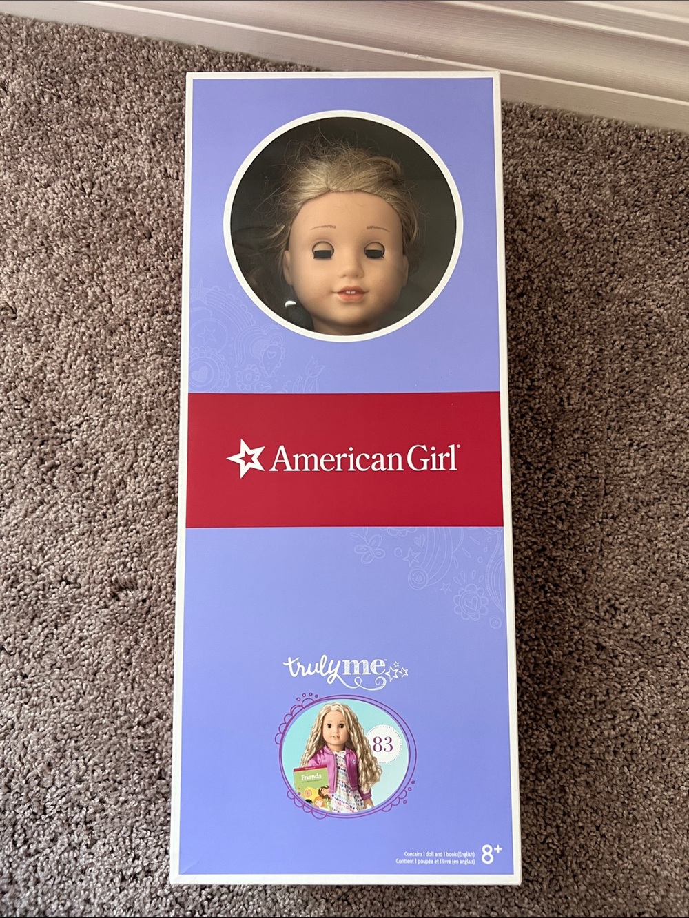 American Girl Doll Truly Me #83 in original box & outfit Pink Jacket Star Dress